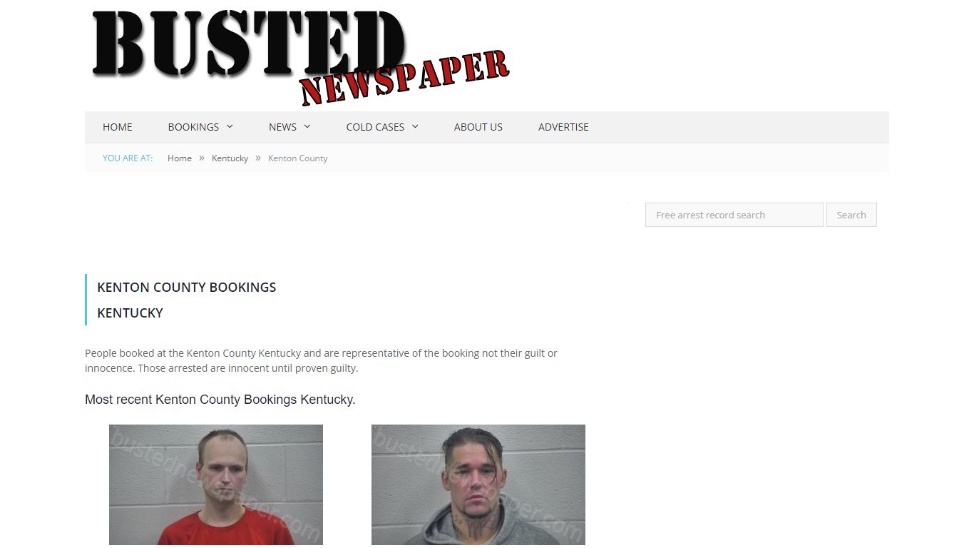 Kenton County, KY Mugshots - BUSTEDNEWSPAPER.COM