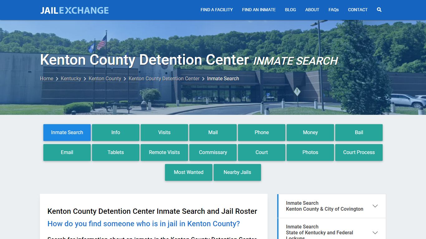 Inmate Search: Roster & Mugshots - Kenton County Detention Center, KY